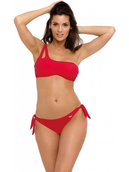 Sötét rózsaszín egyvállas bikini Sabrina Coccinella