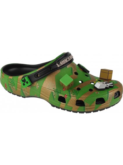 PAPUCS CROCS ELEVATED MINECRAFT CLASSIC CLOG