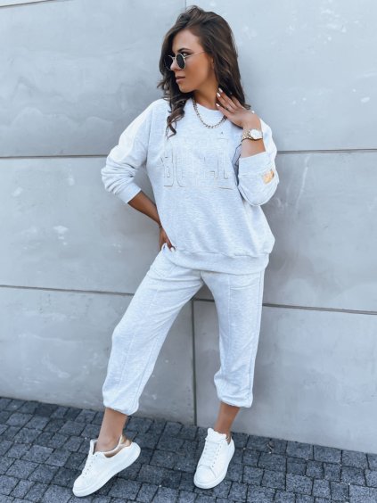 Világosszürke tréningruha szett BULLS