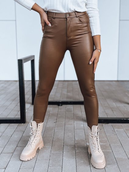 Barna bőrnadrág TOURMALIN