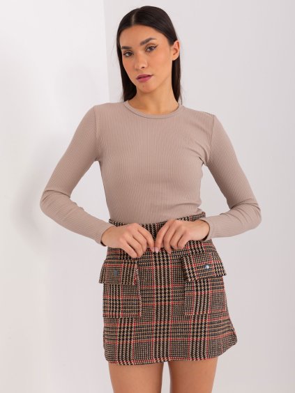 Sötét bézs póló