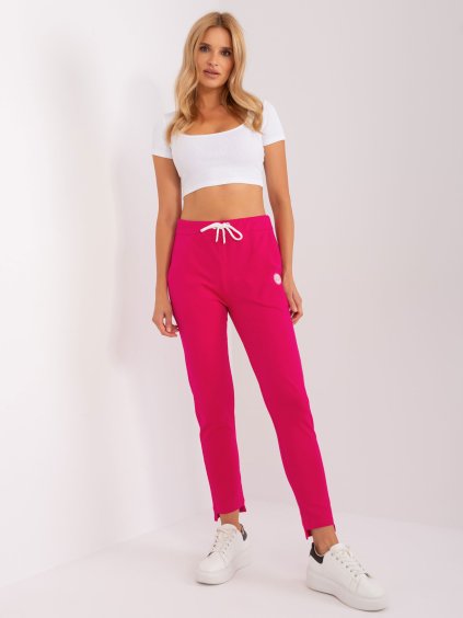 Sötét rózsaszín sport melegítőnadrág