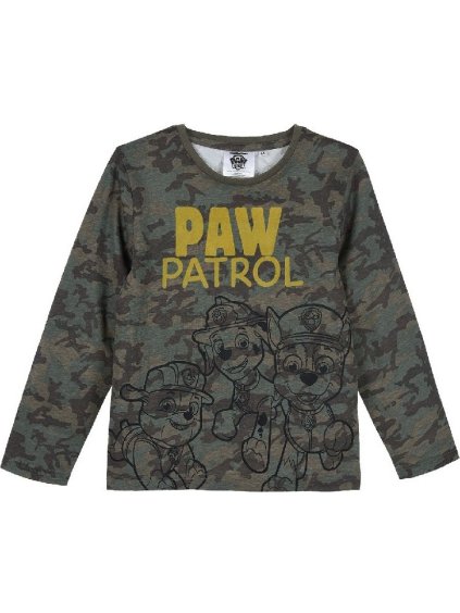 Terepszínű khaki hosszú fiú póló