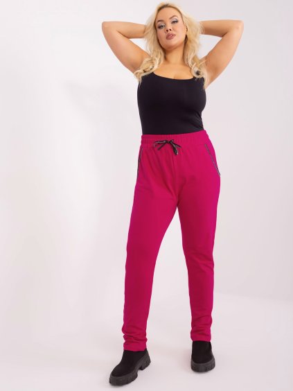 Fukszia kényelmes melegítőnadrág