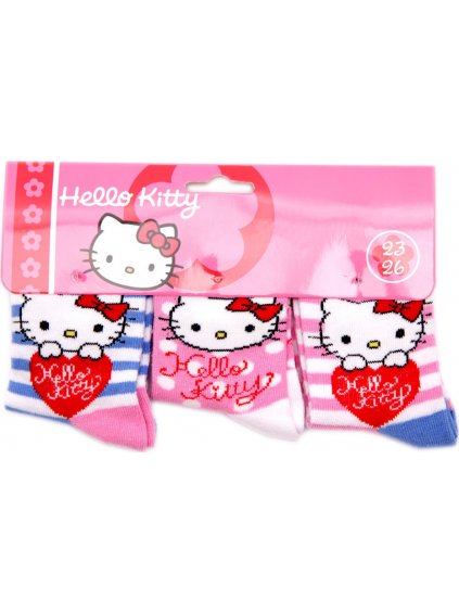 HELLO KITTY 3 DARABOS ZOKNI KÉSZLET