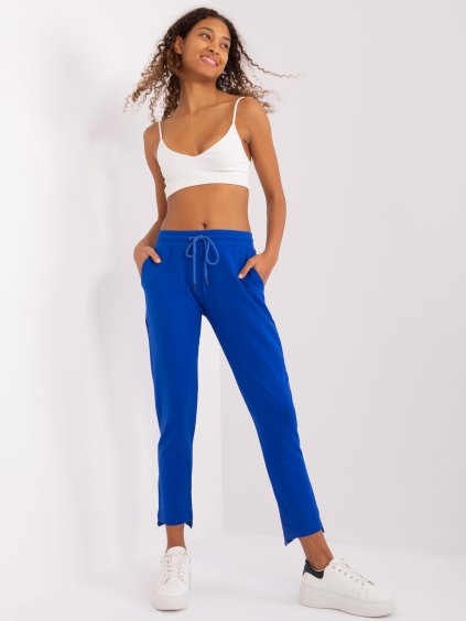 Kék basic melegítőnadrág zsebekkel