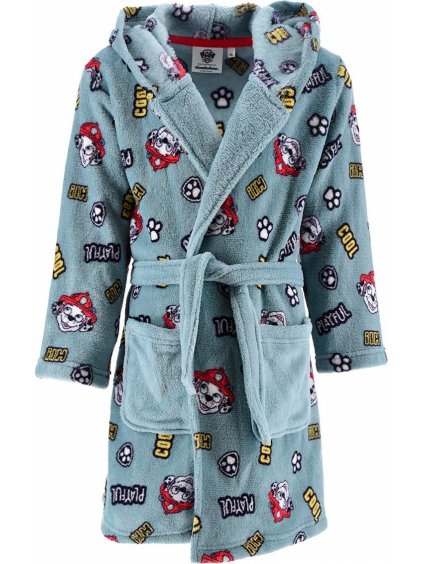 Paw Patrol - kék fiú fürdőköpeny