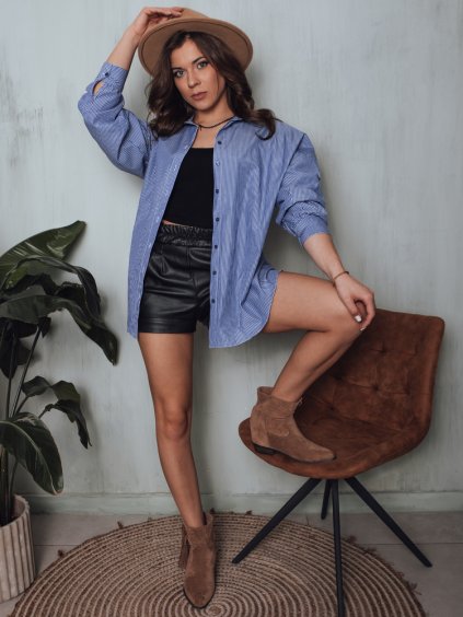 Kék csíkos oversize ing BLISS