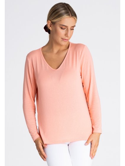 Sárgabarack póló hosszú ujjú