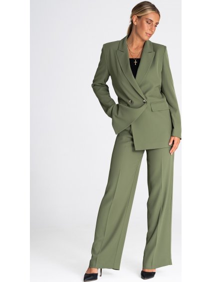 Olívazöld elegáns zakó