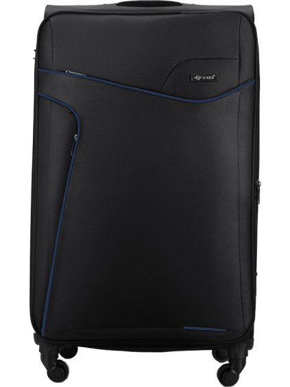 Solier fekete utazóbőrönd mérete L