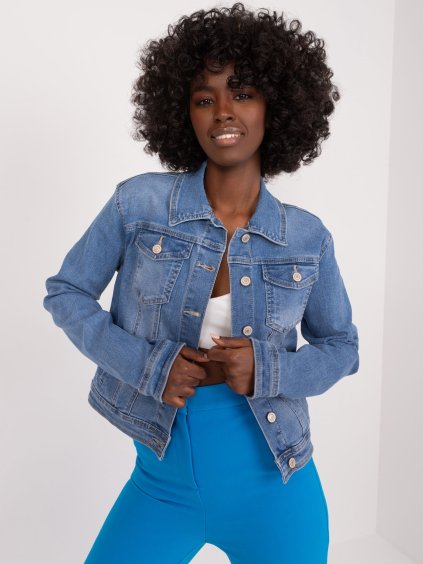 Világoskék farmerdzseki