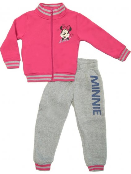 Szürke-rózsaszín lány tréningruha - Minnie Mouse