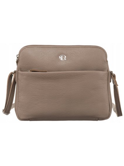 ROVICKY SÖTÉTBÉZS BŐR CROSSBODY TÁSKA