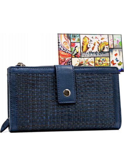 Rovicky Sötétkék hálós pénztárca V250