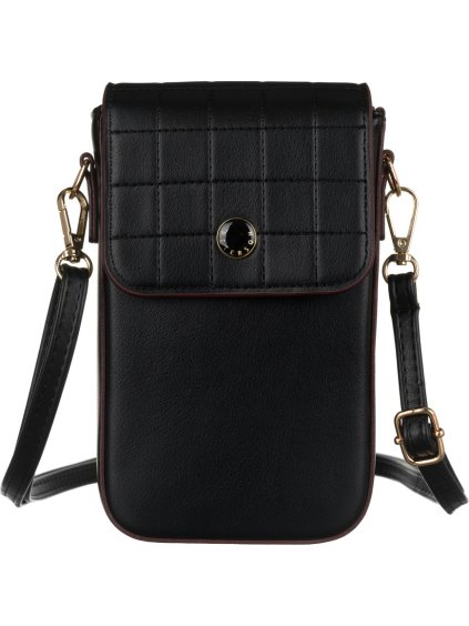 Peterson fekete mini crossbody pénztárca