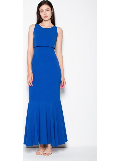 (Méret M) KÉK HOSSZÚ RUHA