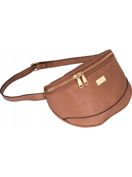 Peterson rózsaszín deréktáska arany részlettel