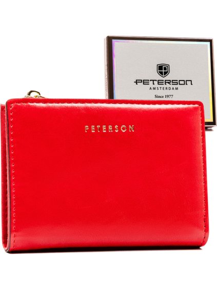 Peterson Piros sima kis pénztárca Y500