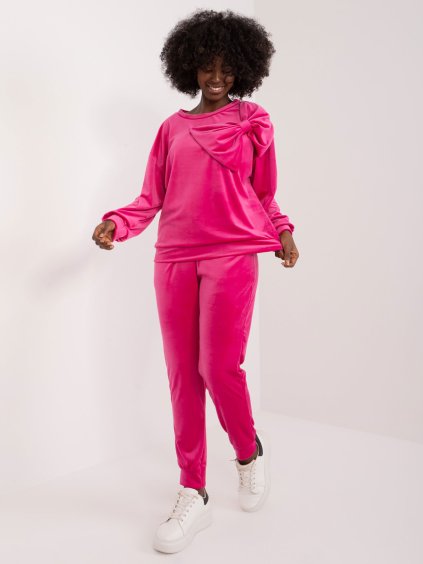 Sötét rózsaszín szett masnival