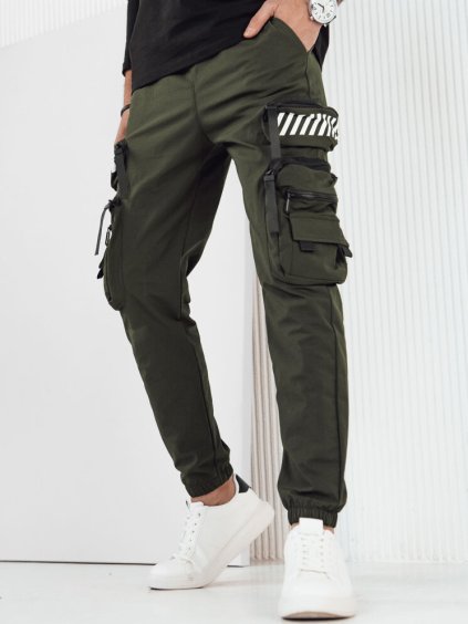 Khaki cargo melegítőnadrág