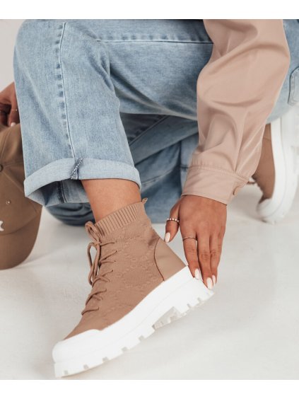 Khaki boka textil tornacipő FRELLA