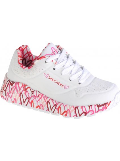 FEHÉR LÁNY TORNACIPŐ SKECHERS UNO LITE