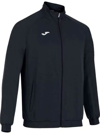 Fekete férfi cipzáras pulóver Joma Doha Microfiber Jacket