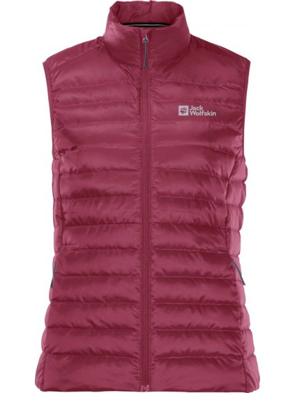 BORDÓ STEPPELT SPORTMELLÉNY JACK WOLFSKIN PACK-GO DOWN VEST W