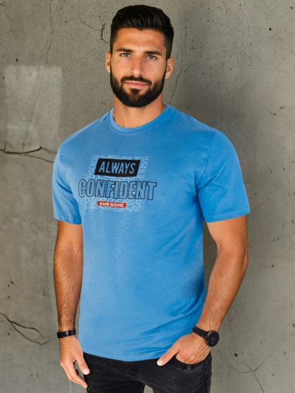 Világoskék póló ALWAYS CONFIDENT