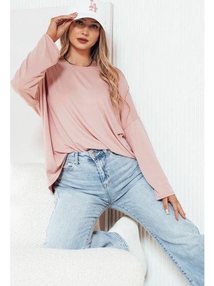 Rózsaszín oversize póló BAFINA