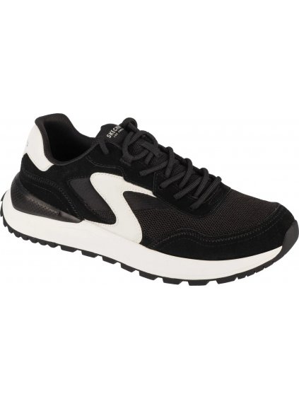 FEKETE FÉRFI KÉNYELMES TORNACIPŐ SKECHERS FURY - FURY LACE LOW