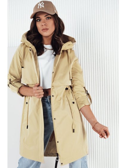 Világossárga átmeneti parka NOCITO