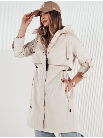 Világos bézs átmeneti parka NOCITO