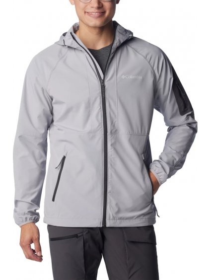 VILÁGOSSZÜRKE SOFTSHELL KABÁT COLUMBIA TALL HEIGHTS HOODED SOFTSHELL JACKET