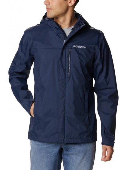 SÖTÉTKÉK SPORTKABÁT  COLUMBIA POURING ADVENTURE II JACKET