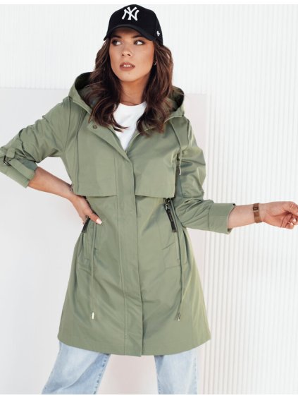 Világoszöld átmeneti parka TILSON