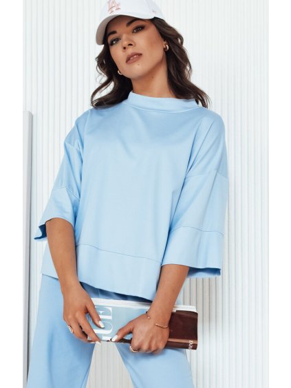 Világoskék oversize póló CHARMA