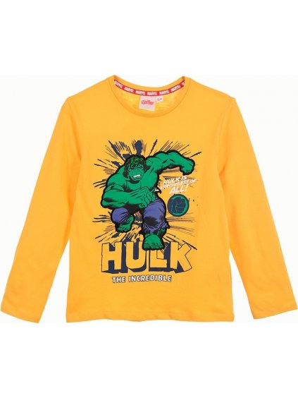 Sárga fiú póló Avengers - Hulk