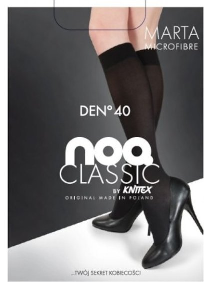 Matt térdzokni Knittex 32003 Marta 40 den