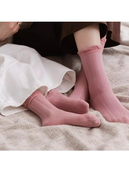 Mintás női zokni Steven art.066 Comet 3D (Barva fehér, Méret 38-40)