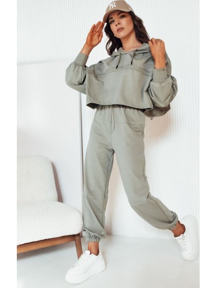 Olivazöld tréningruha szett BISTAN