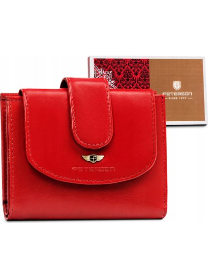 Peterson Red bőr pénztárca közepes méretű Y299