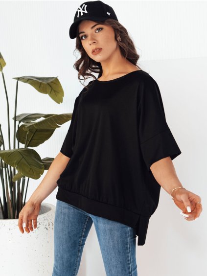 Fekete lezser póló JOILL