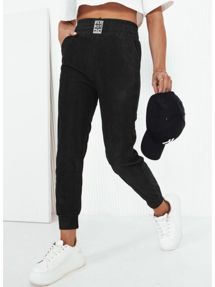 Sötétkék kordbársony testhezálló melegítőnadrág LORIST