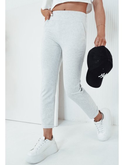 Világosszürke nadrág magas derékkal HILES