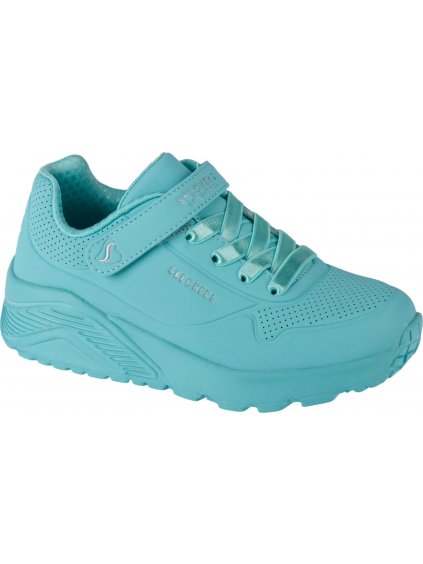 TÜRKIZKÉK LÁNY TORNACIPŐ SKECHERS UNO LITE