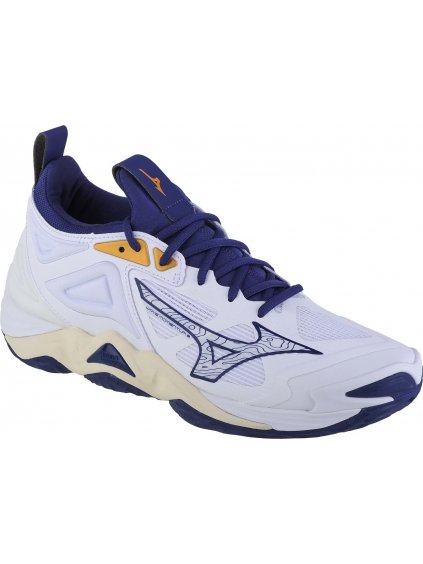 FEHÉR-KÉK FÉRFI TORNACIPŐ MIZUNO WAVE MOMENTUM 3