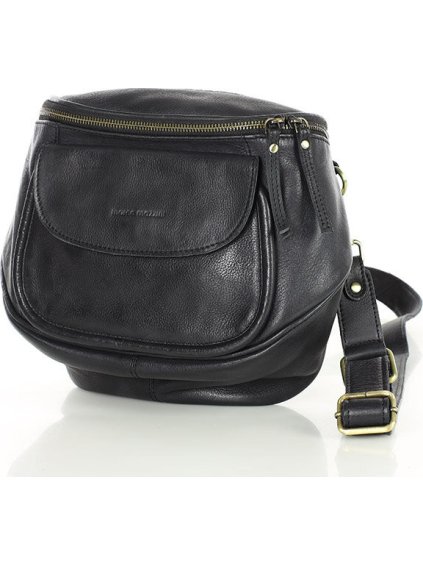 MARCO MAZZINI Fekete crossbody táska