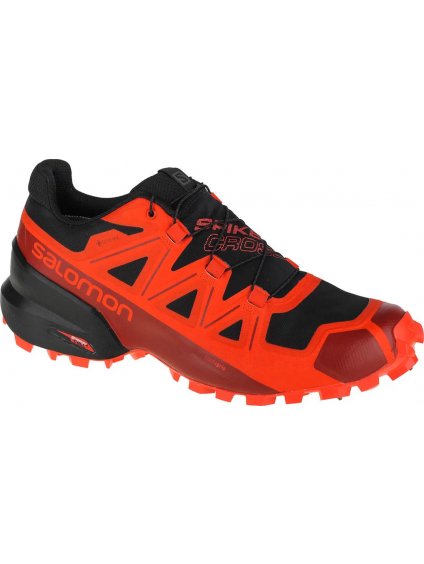 PIROS FÉRFI TREKKING CIPŐ SALOMON SPIKECROSS 5 GTX